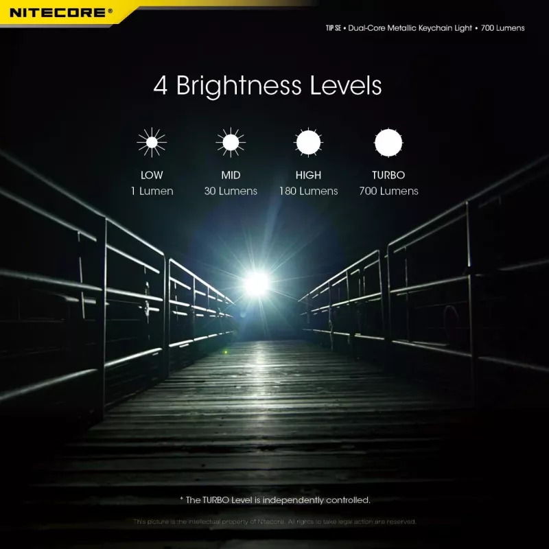 Nitecore TIP SE Black Hand flashlight LED