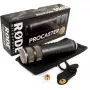 Studio dynamic microphone RØDE Procaster — wired, mini XLR (3-pin), 75–18,000 Hz, 32 Ω, -56 dB, black, 695 g