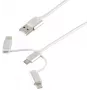 USB cable ShiverPeaks BS14-50067 1m USB A Micro-USB B White