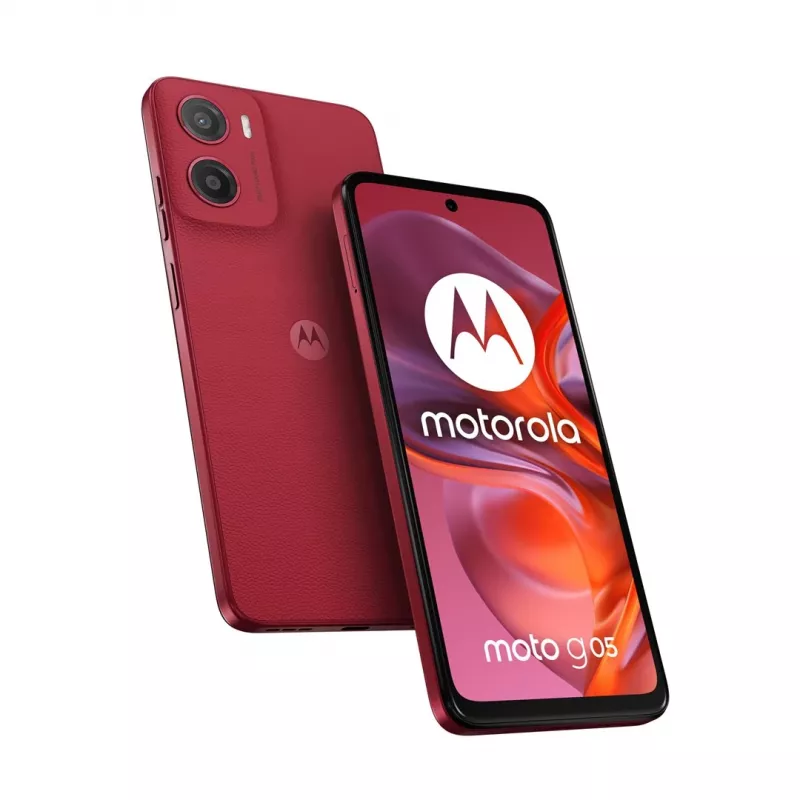 Motorola moto g05 16.9 cm (6.67 inch) Dual SIM Android 15 4G USB Type-C 4 GB 256 GB 5200 mAh Red