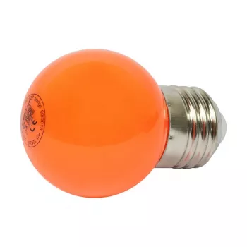 Synergy 21 LED Retrofit E27 Tropfenlampe G45 orange 1 Watt for Lichterkette