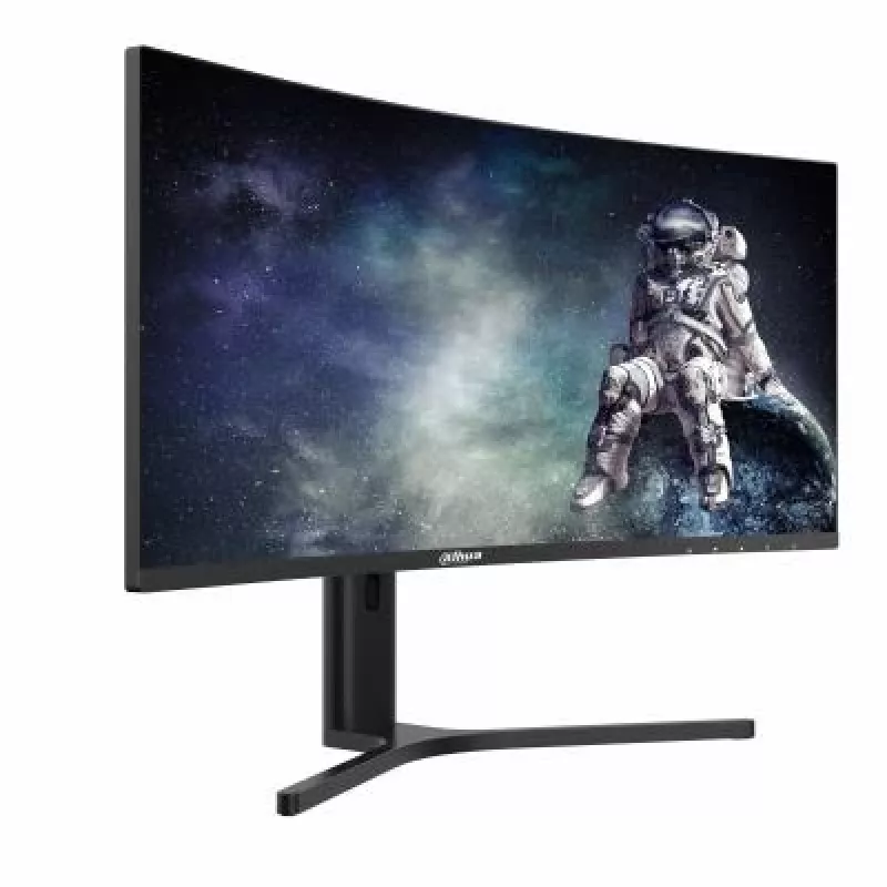 Computer monitor DAHUA LM34-E330CA 34 inch (86.4 cm) UltraWide Quad HD 3440×1440 VA LCD 21:9 Curved, 1 ms, VESA, Height adjustable, Black