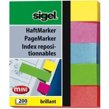Self-adhesive labels Sigel HN625 Blue Green Pink Red Yellow