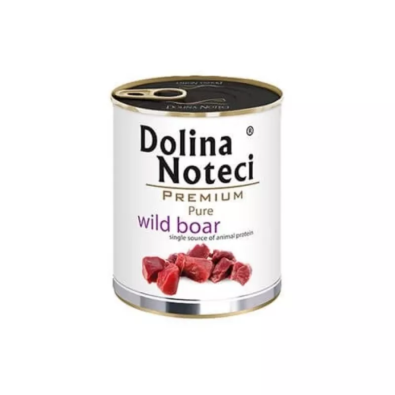 Wet dog food Dolina Noteci Boar Adult 800 g — Monoprotein venison, 10% protein, 7% fat