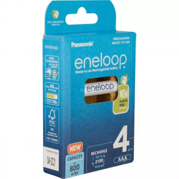 Rechargeable batteries PANASONIC ENELOOP AAA 800 mAh 4 pc(s) (BK-4MCDE/4CP)