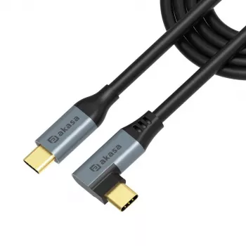 Akasa Right Angle USB type-C 100W PD Charging Cable - Cable - Digital/Data