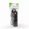Gembird EG-PSU3-01 power extension 0.6 m 3 AC outlet(s) Indoor Black