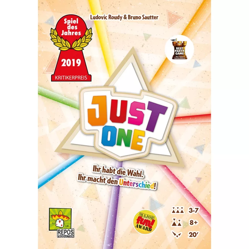 Just One, Party Game Game of the Year 2019
