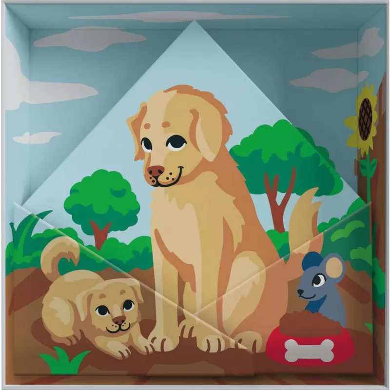 Paint kit Ravensburger CreArt Do it together - dogs, collaborative painting set