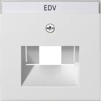 Switch Cover Plate GIRA 2 White — conventional design, single pack