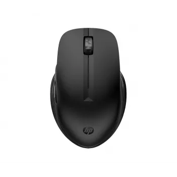 HP 435 Multi-Device Wireless Mouse, Ambidextrous, RF Wireless + Bluetooth, 4000 DPI, Black