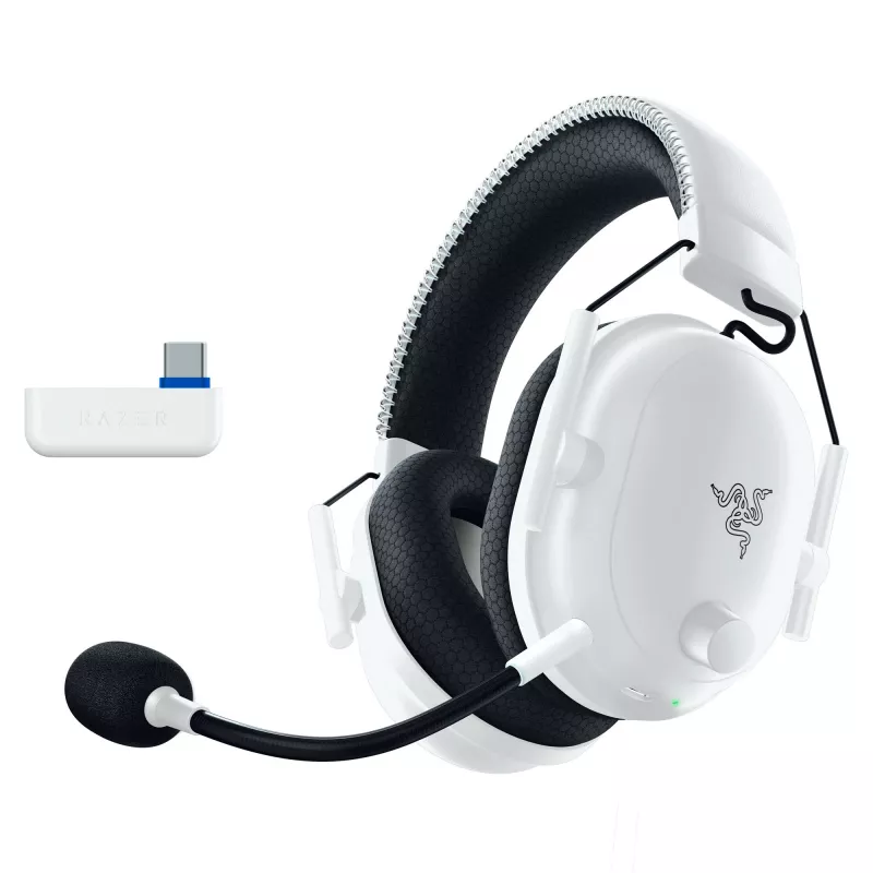Razer BlackShark V2 Pro for PlayStation Headset Wireless headband Gaming USB Type-C Bluetooth White