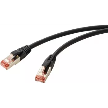 Renkforce RF-5771528 Network Cable Black 2 m Cat6 S/FTP (S-STP) (RF-5771528)