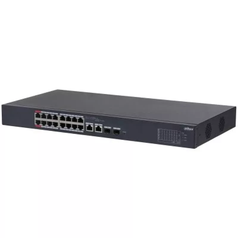Dahua Technology DH-CS4218-16ET-135 network switch Managed L2 Gigabit Ethernet (10/100/1000) Power over Ethernet (PoE) Black