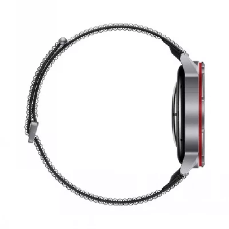 Smartwatch HUAWEI GT Runner 2 — 1.32 inch (3.35 cm) AMOLED 466×466, Titanium case, GPS, Fluoroelastomer black strap