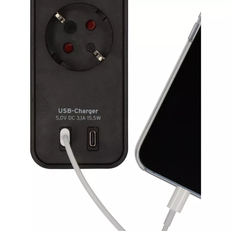 Power Extension Brennenstuhl 1153240106 1.5m 4 AC Outlets Indoor Black