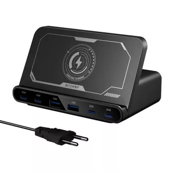 Charger BlitzWolf BW-S27 160W, 2×USB-A, 4×USB-C