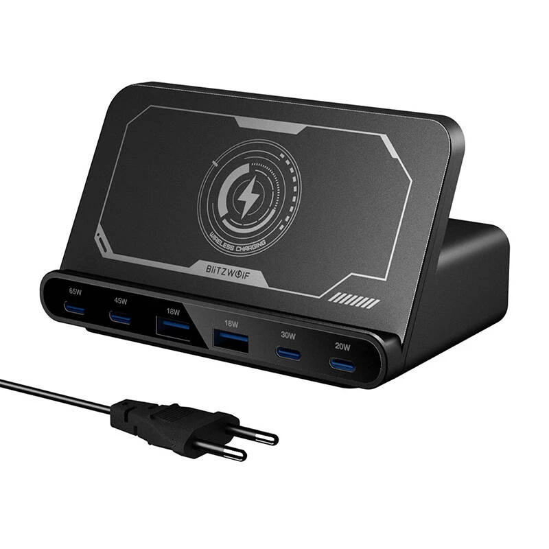 Charger BlitzWolf BW-S27 160W, 2×USB-A, 4×USB-C