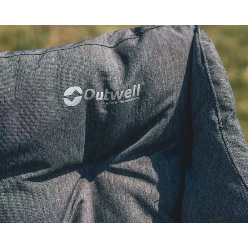 Camping chair Outwell 470474 — 4-leg folding chair, maximum load 150 kg, Black/Grey