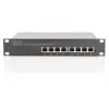 DIGITUS Gigabit Ethernet PoE Switch 8‑port PoE+ 10 inch rack, up to 80 W PoE budget