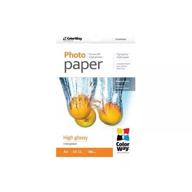 Photo Paper A4 Colorway PG180050A4 Gloss
