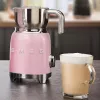 Automatic milk frother Smeg MFF11PKEU Rose Stainless steel 500W
