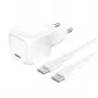 USB-C Charger Belkin BOOSTCHARGE WCA009KQ1MWH-B6 20W PD PPS — compact power adapter