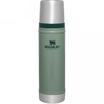 Thermos STANLEY The Legendary Classic Bottle 0.6L green – insulated vacuum bottle, 600 ml
