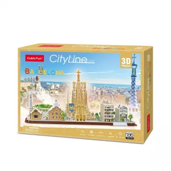 3D Puzzle - Barcelona - Difficulty: 4/8