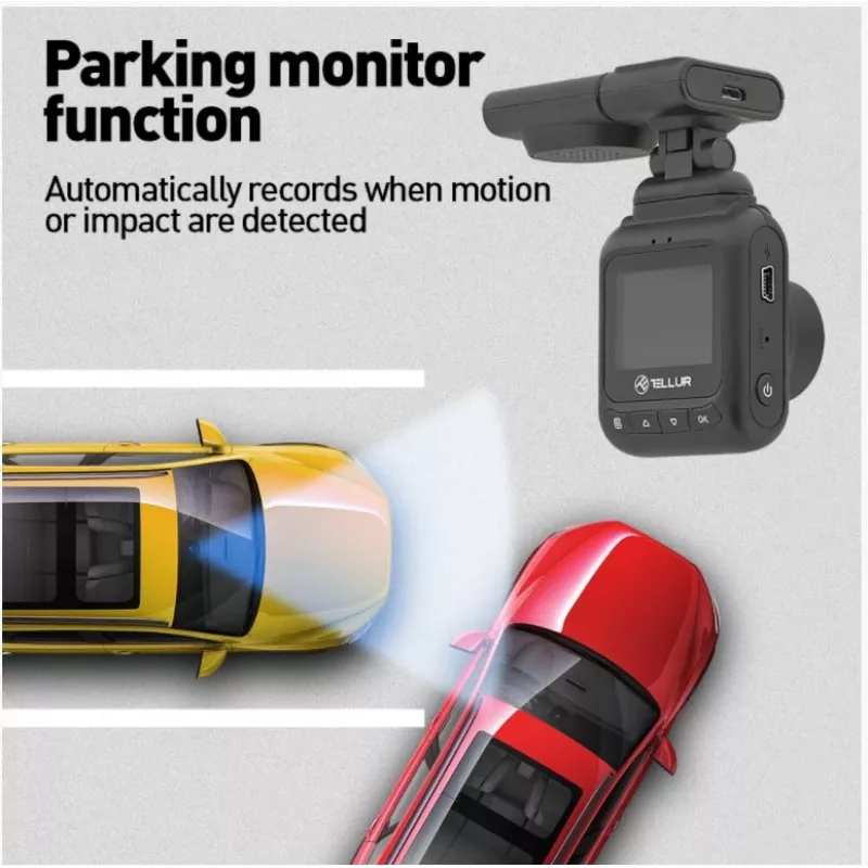 Dash Cam Tellur Dash Patrol DC2 FullHD 1080P GPS Black