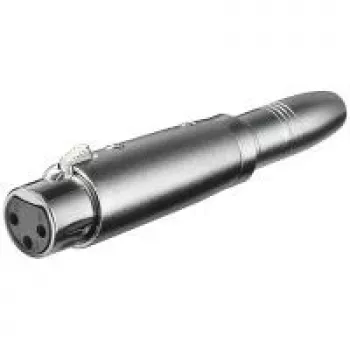 Wentronic Goobay XLR- Adapter - XLR-Socket (3-Pin) > jack 6,35 mm-Socket (2-Pin, Mono) (27453)