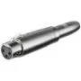 Wentronic Goobay XLR- Adapter - XLR-Socket (3-Pin) > jack 6,35 mm-Socket (2-Pin, Mono) (27453)