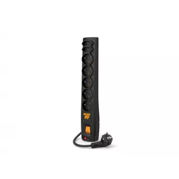 ACAR P7 power extension 1.5 m 7 AC outlet(s) Indoor Black