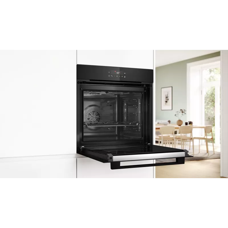 BOSCH Serie 2 HBA571BB4 oven 71 L 3600 W Black + BOSCH HEZ538000 guide rail