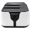 Qoltec 50309 HDD SSD 2.5 3.5 docking station | SATA III | USB 3.0 | Super speed 5Gb/s | with Clonning function