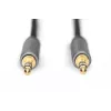 Digitus Audio Connection Cable 3.5 mm jack to 3.5 mm jack 1.8 m Black