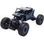 Amewi Conqueror Blue 4WD 1:18 Rock Crawler. Type: crawler vehicle, motor type: Electric Motor, Scale: 1:18. Length: 24,6 cm, Width: 133 mm, Height: 155 mm. Battery Technology: Nick