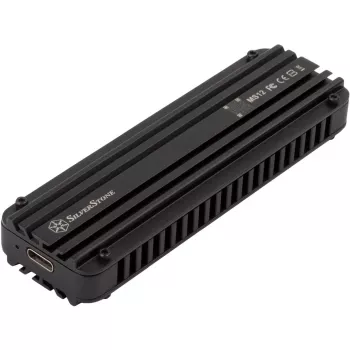 SSD enclosure Silverstone MS12 Black M.2