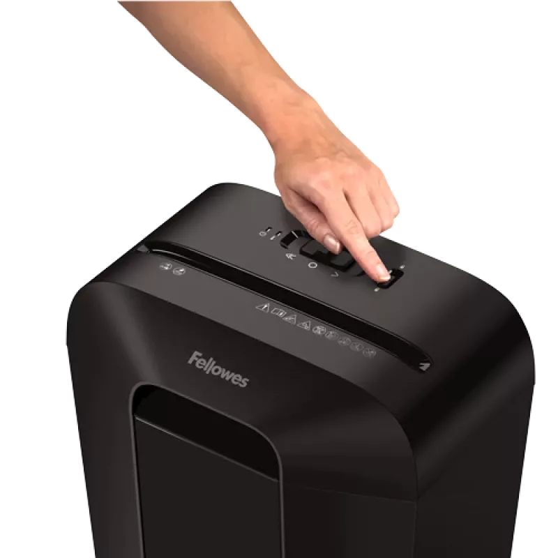 Fellowes Powershred LX41 paper shredder Particle-cut shredding Black