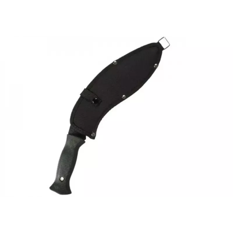 Machete Mil-Tec kukri 15534000 — stainless steel blade 255 mm, overall length 375 mm, ABS handle, includes cover