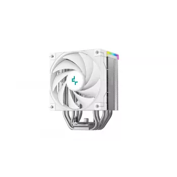 Air cooler DeepCool AK500S Digital SE — 5 heat pipes, 120 mm FDB fan, PWM, multi-LED, white, supports Intel LGA1150 and AMD sockets