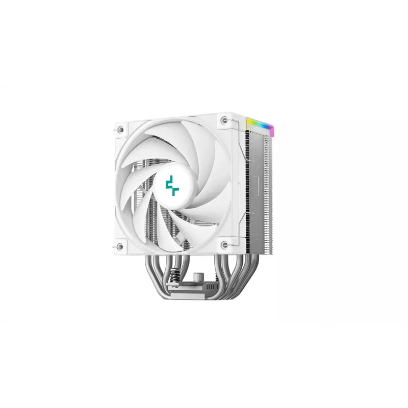 Air cooler DeepCool AK500S Digital SE — 5 heat pipes, 120 mm FDB fan, PWM, multi-LED, white, supports Intel LGA1150 and AMD sockets