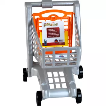 Role play toy shopping set KLEIN 9690 — themed shopping, grey and red