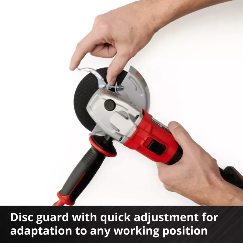 Professional Cordless Angle Grinder AXXIO, 18Volt (Red/black, without Battery and Charger)
