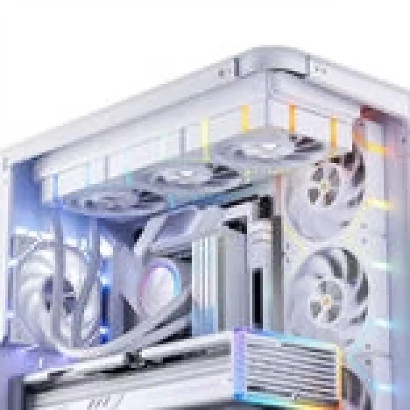 120mm ARGB PWM Case Fan Jonsbo HF2-120 White — 120 mm, PWM, ARGB