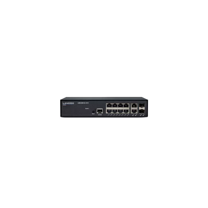 LANCOM GS-2310 Managed L2 Gigabit Ethernet (10/100/1000) 1U Black