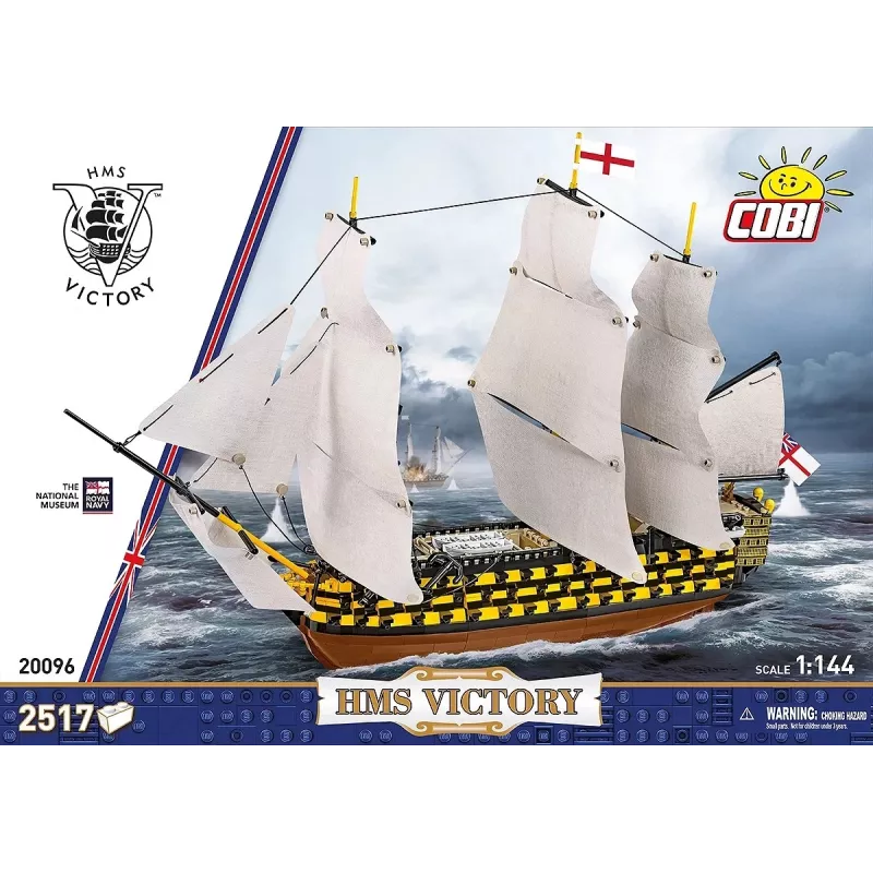 Building set Cobi HMS Victory — 2,517 pieces, detailed historic sailing ship model