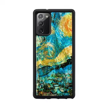 Protective phone case iKins for Samsung Galaxy Note 20 — starry night black