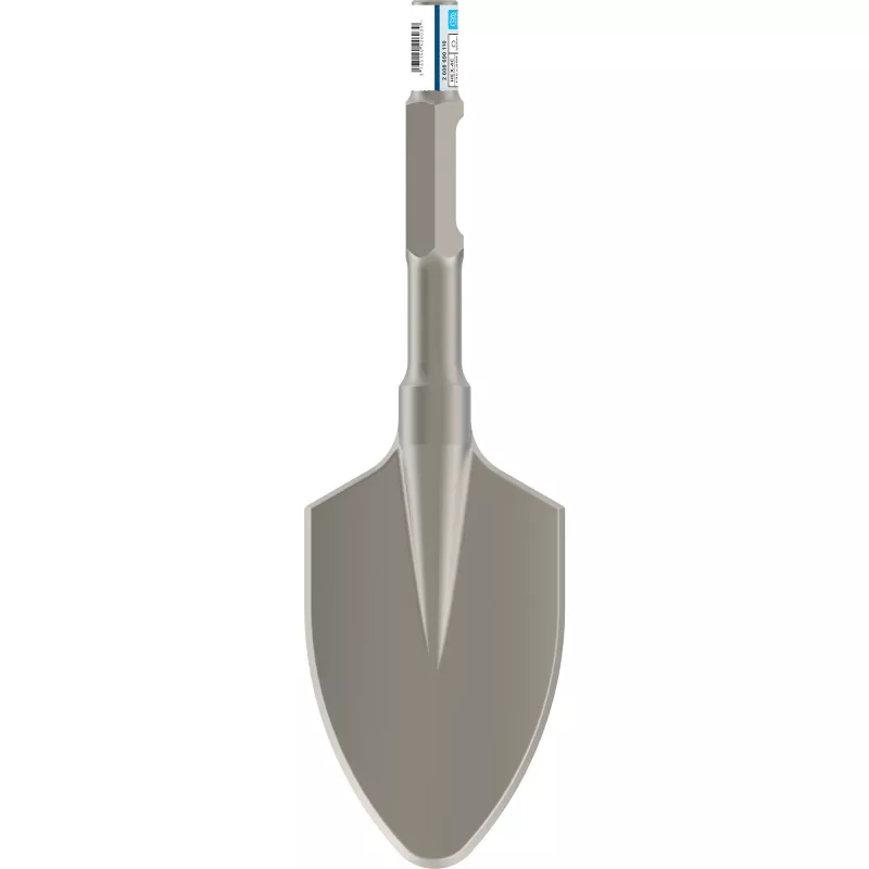 Round spade chisel Bosch Professional SDS‑Hex 135 x 400 mm for demolition and chiseling