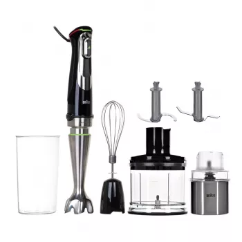 Braun MultiQuick 9 MQ9138XI 0.6 L Immersion blender 1200 W Black, Stainless steel